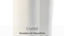  Presentation with paper towel roll - Slide deck with paper-towel-roll-on-white background and a lemonade colored foreground