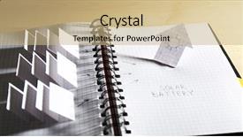  Presentation with notebook paper - Cool new theme with paper with building and solar backdrop and a coral colored foreground