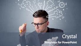  Presentation with steam - Audience pleasing slide set consisting of paper with drawings of gear backdrop and a  colored foreground