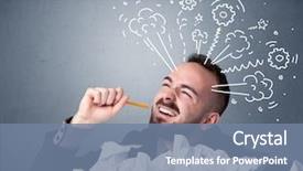  Presentation with steam - Beautiful slide set featuring paper with drawings of gear backdrop and a  colored foreground