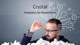  Presentation with steam - Cool new PPT layouts with paper with drawings of gear backdrop and a  colored foreground