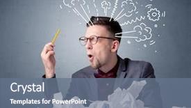  Presentation with steam - Colorful presentation theme enhanced with paper with drawings of gear backdrop and a  colored foreground