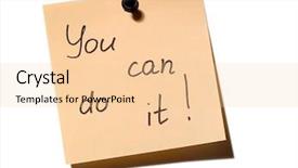  Presentation with yellow paper - Amazing slide deck having paper with inscription you can backdrop and a lemonade colored foreground