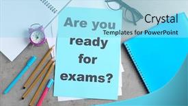  Presentation with ready - Amazing theme having paper with question are you backdrop and a arctic colored foreground