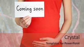  Presentation with coming soon - Theme featuring paper with words coming soon background and a red colored foreground