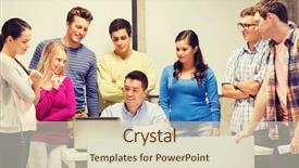  Presentation with high school students - Presentation consisting of papers laptop computer in classroom background and a soft green colored foreground