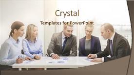  Presentation with team discussion - Theme enhanced with graph papre - business and office concept background and a  colored foreground