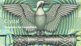  Presentation with papua - PPT layouts enhanced with papua-new-guinea-circa-1991 background and a seafoam green colored foreground