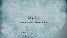  Presentation with papyrus antique - Beautiful presentation theme featuring papyrus antique - blue medieval old nautical map backdrop and a light blue colored foreground