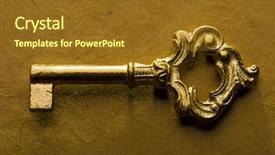  Presentation with papyrus antique - PPT theme featuring papyrus antique - close up view background and a tawny brown colored foreground