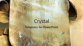  Presentation with antique document - Colorful PPT theme enhanced with papyrus antique - old grunge paper background backdrop and a coral colored foreground