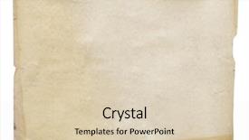  Presentation with papyrus antique - Audience pleasing presentation design consisting of papyrus antique - old paper isolated on white backdrop and a lemonade colored foreground