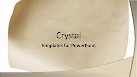  Presentation with fire old paper - Beautiful presentation theme featuring papyrus antique - old paper isolated on white backdrop and a soft green colored foreground