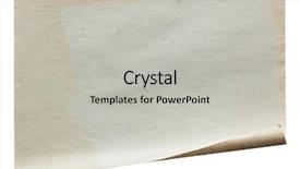  Presentation with old paper - PPT theme having papyrus antique - old paper isolated on white background and a light gray colored foreground