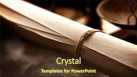  Presentation with papyrus antique - Theme consisting of papyrus antique - old scroll with medieval style background and a tawny brown colored foreground