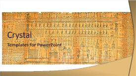  Presentation with papyrus - Presentation theme enhanced with papyrus background and a yellow colored foreground