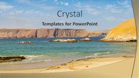  Presentation with national - Slides having paracas-national-reserve-peru background and a light blue colored foreground