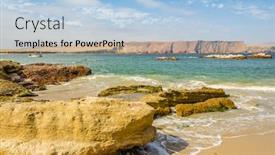  Presentation with national - Beautiful theme featuring paracas-national-reserve-peru backdrop and a light blue colored foreground