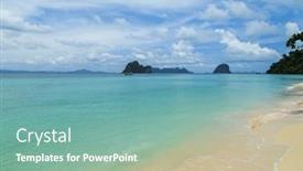  Presentation with paradise island - 