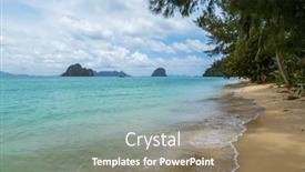  Presentation with paradise island - 