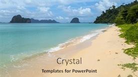  Presentation with paradise island - 