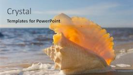  Presentation with divine - Slides enhanced with paradise blue seascape divine background and a light blue colored foreground