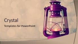  Presentation with old wooden table food - Colorful slide deck enhanced with paraffin oil - lantern on wooden table backdrop and a lemonade colored foreground