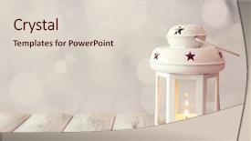  Presentation with lantern - Audience pleasing slides consisting of paraffin oil - lantern on wooden table backdrop and a  colored foreground