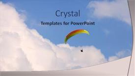  Presentation with paragliding - Presentation enhanced with paragliding-in-interlaken-switzerland-europe background and a  colored foreground