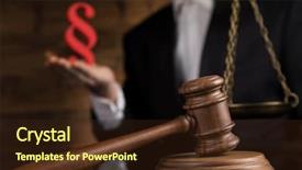  Presentation with law case judge hammer - Beautiful slides featuring paragraph judge hold hammer backdrop and a wine colored foreground