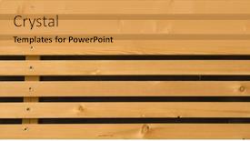  Presentation with parallel - PPT layouts consisting of parallel-wooden-panels background and a yellow colored foreground