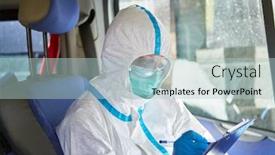  Presentation with paramedic - Audience pleasing slide deck consisting of paramedic-as-a-containment-scout backdrop and a mint green colored foreground