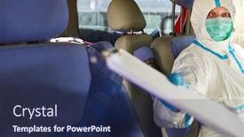  Presentation with paramedic - PPT layouts featuring paramedic-as-containment-scout background and a navy blue colored foreground