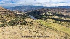  Presentation with colombia - Colorful PPT theme enhanced with paramo de oceta and his laguna negra mongui boyaca in colombia south america backdrop and a coral colored foreground