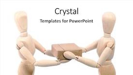  Presentation with disciplined agile delivery - Audience pleasing PPT theme consisting of parcel delivery backdrop and a white colored foreground