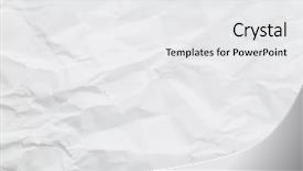  Presentation with watercolor paper texture white art - Colorful slide set enhanced with parched - white wrinkled paper background texture backdrop and a white colored foreground