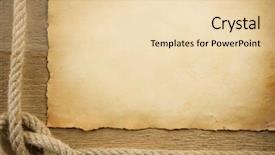  Presentation with parchment paper - Cool new presentation theme with parchment paper and ship ropes backdrop and a lemonade colored foreground