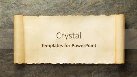  Presentation with old scroll - PPT layouts having parchment scroll at old background background and a lemonade colored foreground