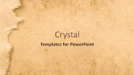  Presentation with parchment paper - Colorful slides enhanced with parchment texture with torn paper accent on left backdrop and a lemonade colored foreground