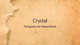  Presentation with parchment - PPT theme having parchment texture with torn sheet in front which adds dimension background and a lemonade colored foreground