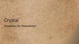  Presentation with parchment - PPT theme with parchment texture background and a coral colored foreground