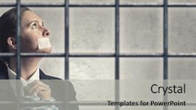  Presentation with mercy killing - Presentation theme enhanced with pardon - woman praying for mercy background and a light gray colored foreground