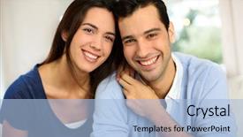  Presentation with cute - Cool new PPT layouts with pareja - portrait of cute young couple backdrop and a light blue colored foreground