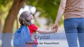  Presentation with back school - Amazing theme having parent-and-pupil-of-primary backdrop and a teal colored foreground