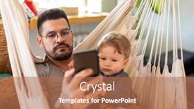  Presentation with smartphone - Amazing presentation having parent-on-smartphone-ignoring-child backdrop and a coral colored foreground