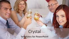  Presentation with group - PPT theme consisting of parent engagement - group of 4 younger background and a light blue colored foreground