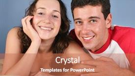  Presentation with couple - Amazing PPT theme having parent engagement - happy couple 2 backdrop and a  colored foreground