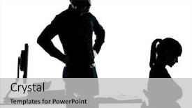  Presentation with helping man mountain - Colorful presentation theme enhanced with parenting education - one man father professor backdrop and a light gray colored foreground