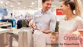  Presentation with pay - Theme featuring parents-and-child-pay background and a coral colored foreground