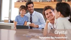  Presentation with children parents - PPT layouts enhanced with parents helping children with homework background and a  colored foreground